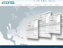 Tablet Screenshot of e-conta.mx